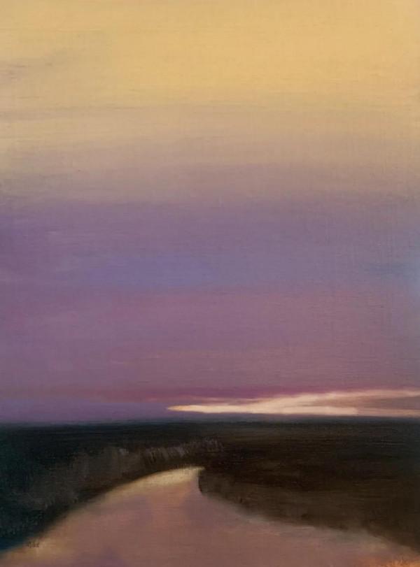 比利時女畫家伊芙&CenterDot;米勒粉彩畫中的天空之美，風景中最具情感