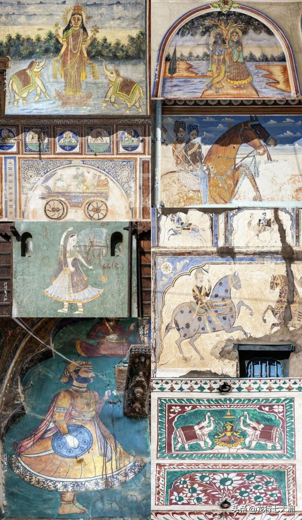 「印度」拉賈斯坦邦的商賈豪宅——哈維利,彩繪和雕刻精彩紛呈 「印度」拉賈斯坦邦的商賈豪宅——哈維利,彩繪和雕刻精彩紛呈