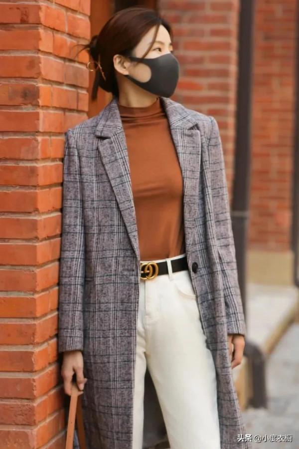 靈感搭配，經典大衣每年都少不了格紋系列