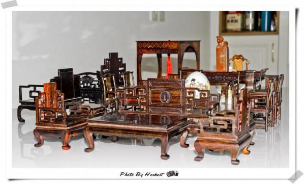 小巧的微型明清傢俱模型圖