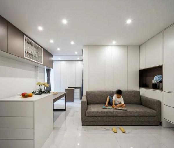 58平米一居變兩居,還有大客廳和步入衣帽間 58平米一居變兩居,還有大客廳和步入衣帽間