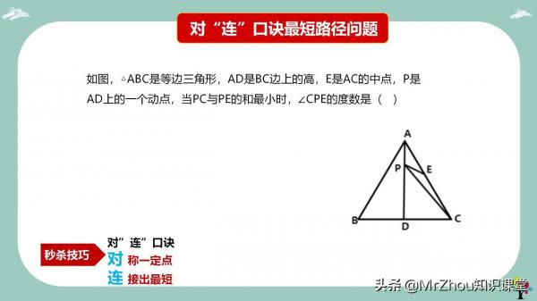 初中數學幾何核心考點就是“將軍飲馬”解題模型和口訣!務必掌握 初中數學幾何核心考點就是“將軍飲馬”解題模型和口訣!務必掌握