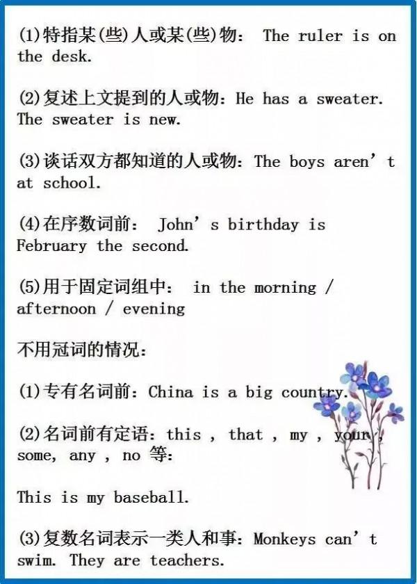 乾貨 | 小學英語基礎知識大全！（可列印）