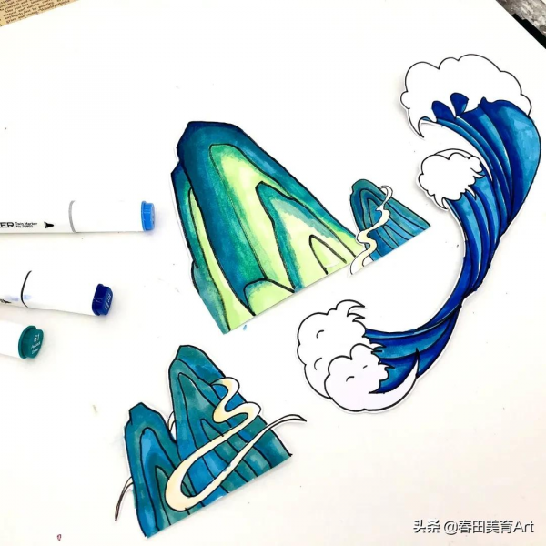 教程丨少兒美術課程《國潮-山水》 教程丨少兒美術課程《國潮-山水》