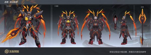 王者榮耀三款面板最佳化,阿離祈雪三次調整五官,呂布末日終於有變化