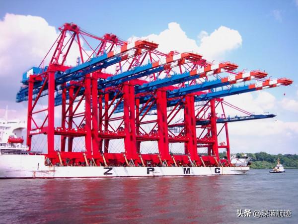 用實力說話：4臺巨型起重機運抵美國，他們終究離不開中國製造