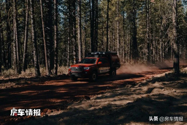 全新豐田皮卡露營車來了！配3.5L汽油機四驅強大，還邊走邊充電