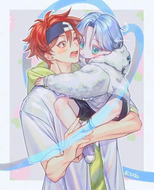 手繪動漫帥哥美男圖片桌布