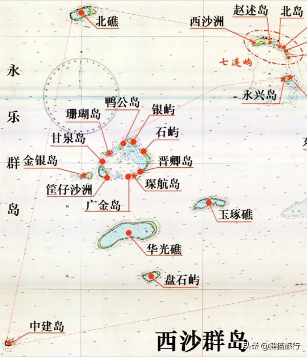 三沙市甘泉島有甘甜的井水，還有唐宋遺址，漁民習慣叫這裡圓島