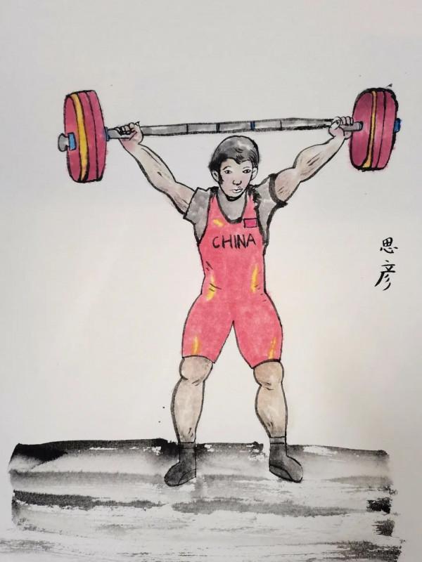 “我心中的奧運健兒”詩書畫作品（19）