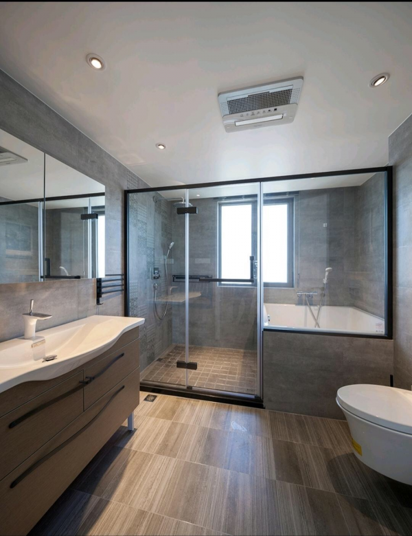 120㎡現代簡約三居室，用最直白的裝飾來營造空間的氛圍