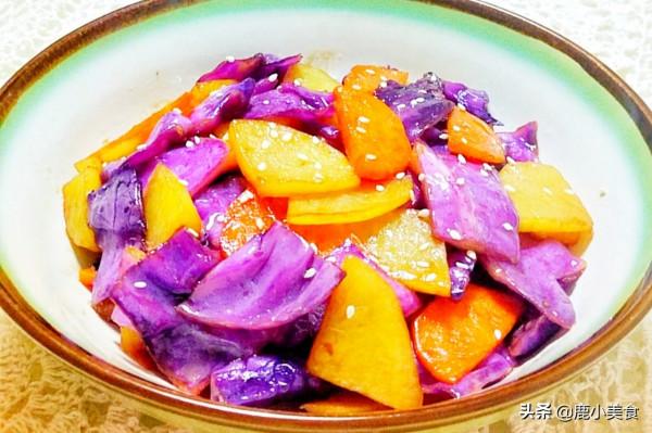 豔麗清脆的紫甘藍，這樣做清脆爽口，低脂低熱還健體，減肥佳品