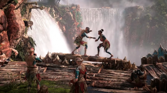 索尼釋出《地平線2:西部禁域》最新預告片《部落》 索尼釋出《地平線2:西部禁域》最新預告片《部落》