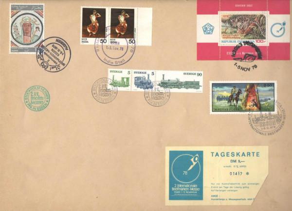 外展封片1978（四）中國參加第二屆埃森國際郵票博覽會（1）