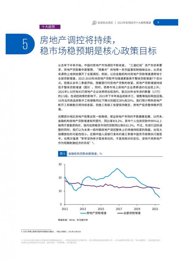 「研報分享」畢馬威2022年宏觀經濟十大趨勢展望