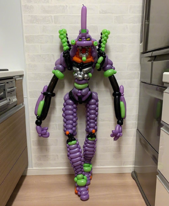 這位大佬太會玩氣球了,啥動漫角色都能捏出來,JOJO鬼滅都有 這位大佬太會玩氣球了,啥動漫角色都能捏出來,JOJO鬼滅都有