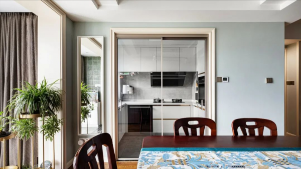 裝修案例 | 100㎡美式混搭，古典與現代的優雅結合