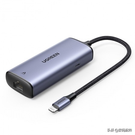 綠聯蘋果千兆網線轉換器，綠聯數碼配件好用更耐用