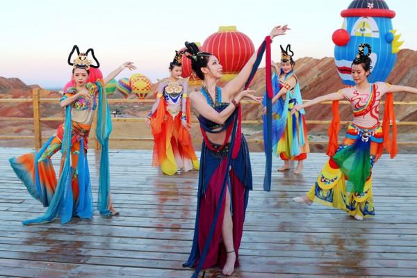 世界地質奇觀美景之中國張掖丹霞地貌