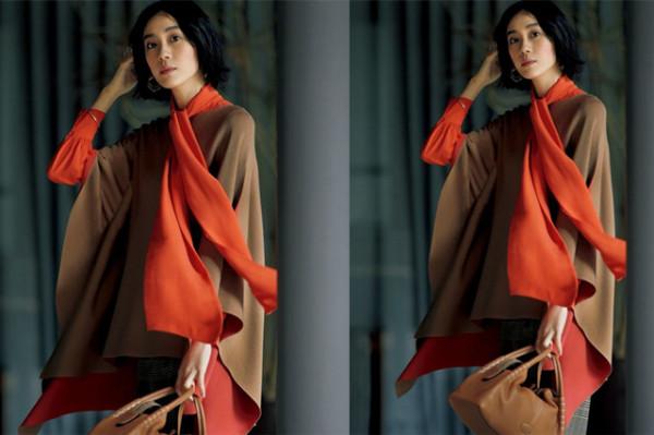 某日雜10月時尚穿搭排名，簡約針織衫與全黑搭配，深受大家喜歡