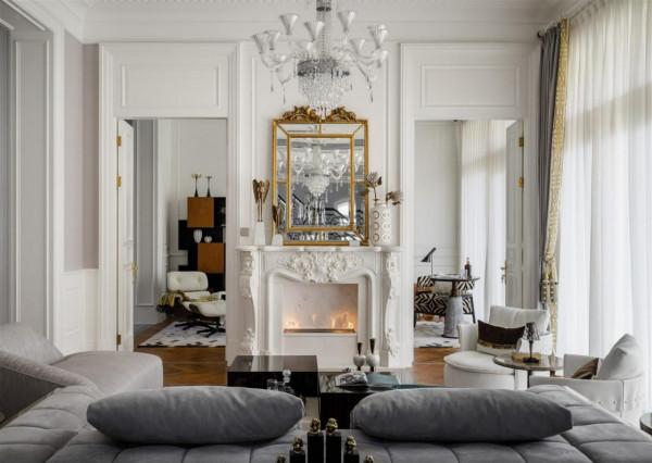 柔光與線條美 480平方米歐式別墅