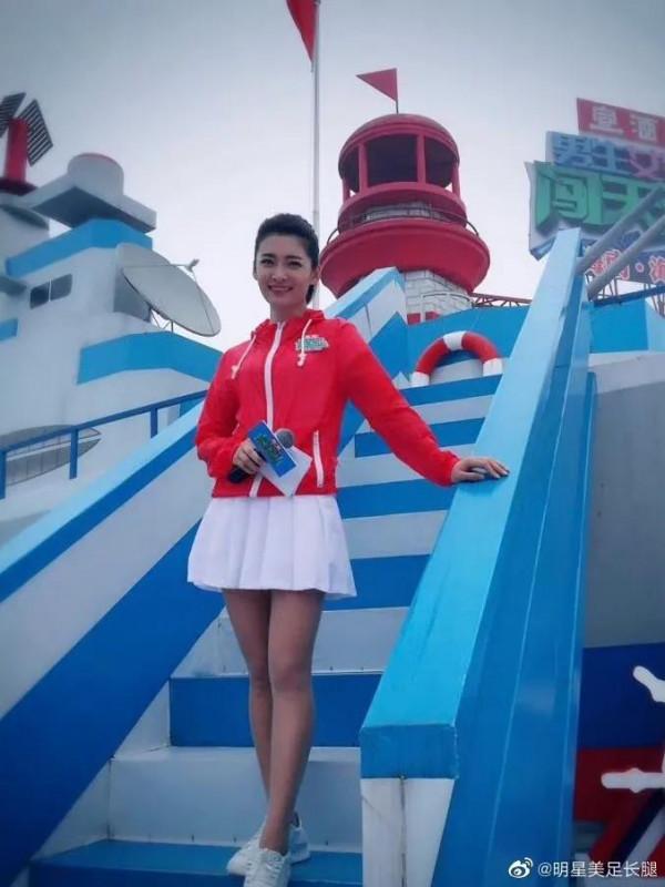 馬瀅 安徽衛視主持人 ​​​綜藝現場照