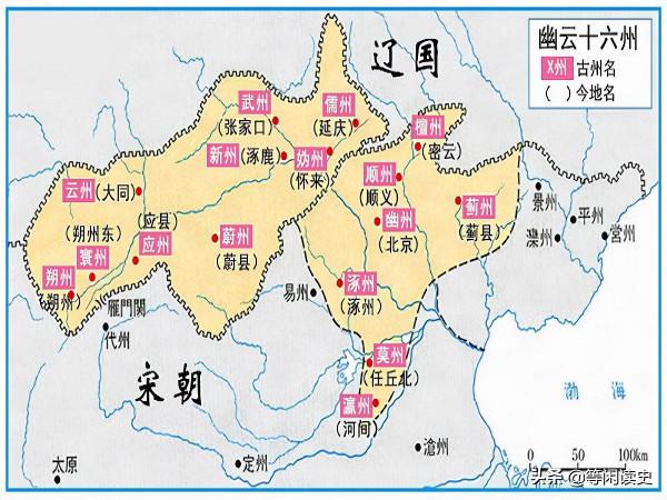 “幽雲十六州”在哪裡？為什麼北宋一直想要收復？不收復會怎樣？
