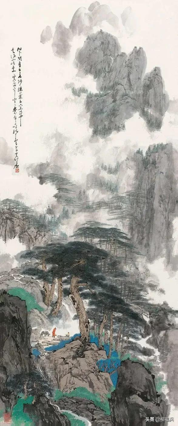 二十多位畫家創作的《松下問童子》看看哪幅更符合您想象中的意境