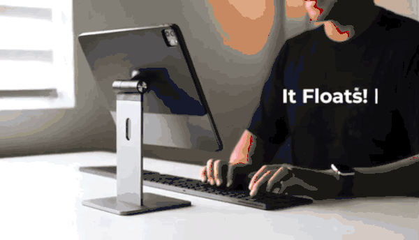 海外爆火!浮動 iPad 磁性支架,讓平板秒變臺式電腦 海外爆火!浮動 iPad 磁性支架,讓平板秒變臺式電腦