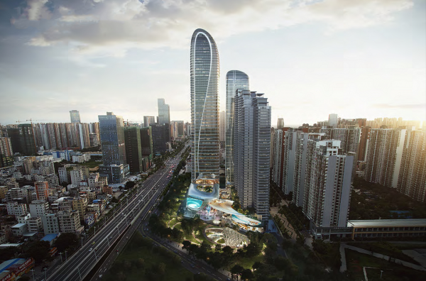 粵西第一高樓——湛江雲海一號！透過超限審查後，施工加速了