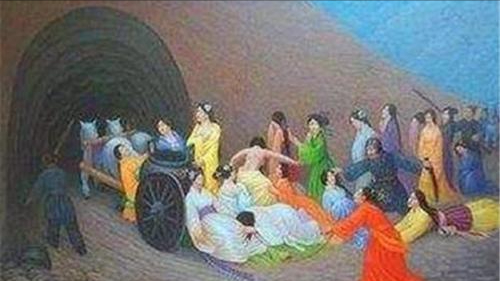 1976年陝西挖出秦公墓，葬式為高等級的黃腸題湊，墓內還有殉葬者