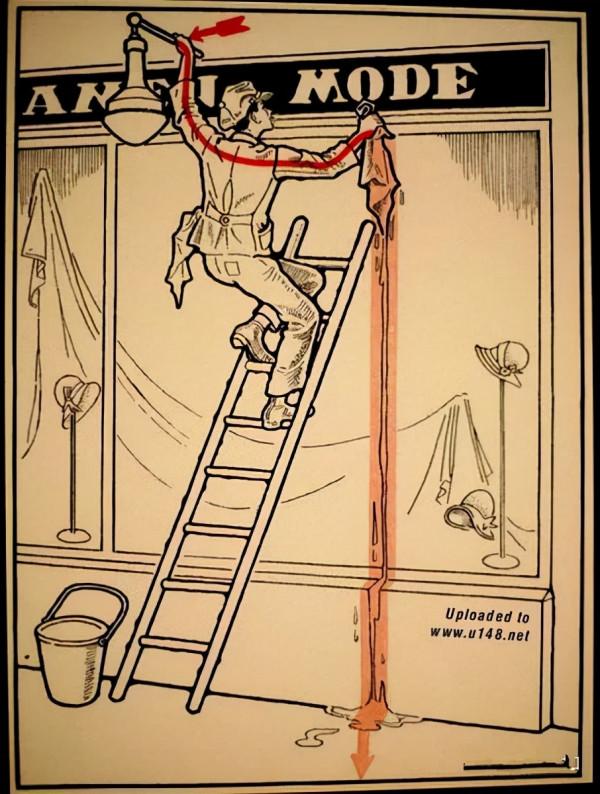 87年前的德國電力安全圖冊:極易發生觸電的30個瞬間 87年前的德國電力安全圖冊:極易發生觸電的30個瞬間