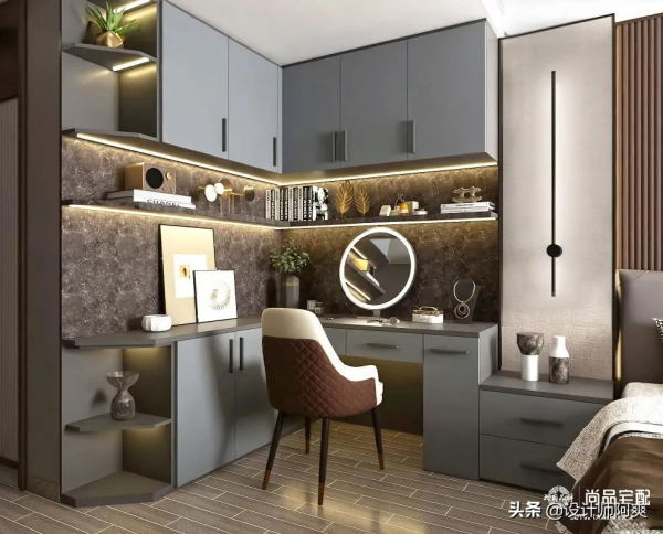 130㎡現代輕奢，真的從玄關美到浴室，看完走不動了