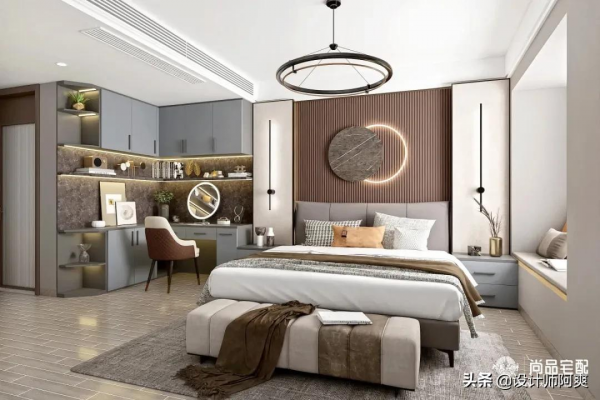 130㎡現代輕奢，真的從玄關美到浴室，看完走不動了