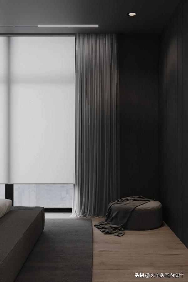 高階黑公寓設計，酷