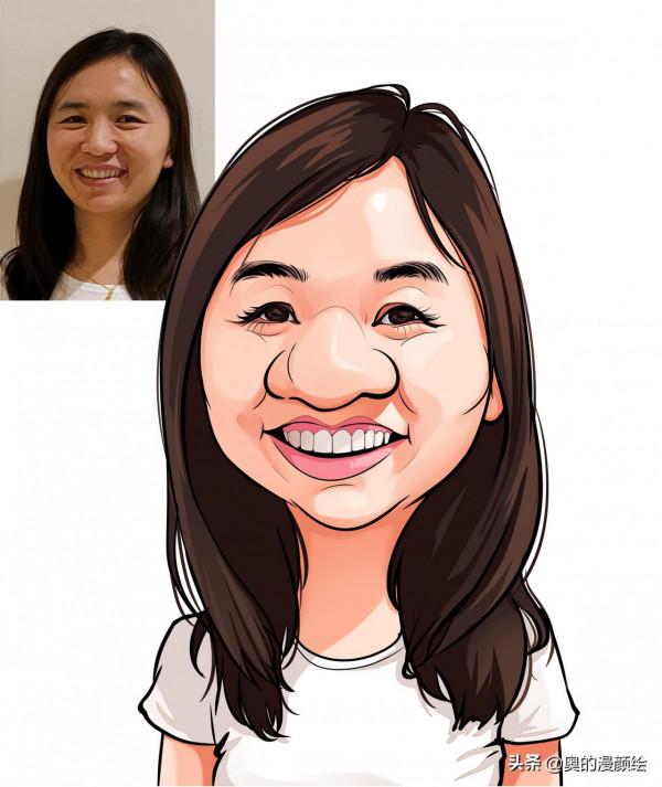 2021年畫的人物肖像漫畫作品精選