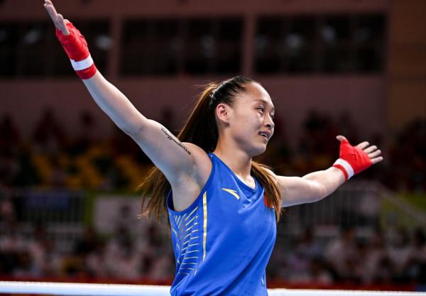 拳擊——女子51公斤級：常園奪冠