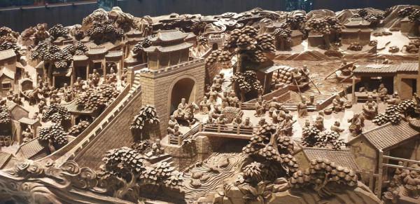 絕世木雕,清明山河圖 絕世木雕,清明山河圖