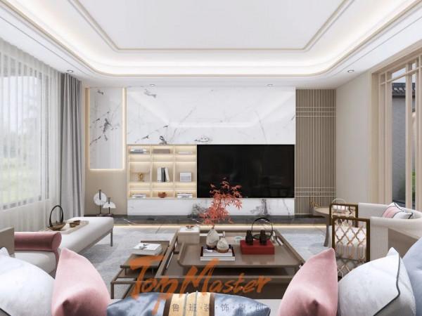 「魯班裝飾」山海春風200㎡新中式風格,彌新-偶寄 「魯班裝飾」山海春風200㎡新中式風格,彌新-偶寄