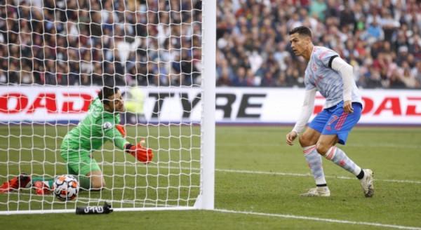 半場-C羅破門B費中柱 曼聯暫1-1西漢姆