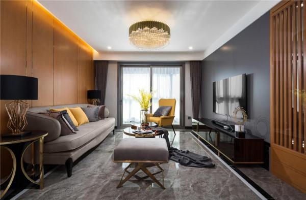 小戶型現代輕奢實景設計案例