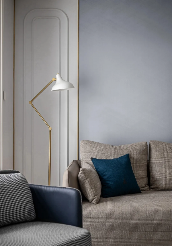 143㎡現代輕奢風新房，全屋色調太漂亮舒服了，一進門就被吸引