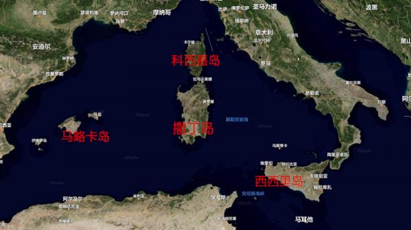 地中海中島嶼很多,為何只有兩個成為國家 地中海中島嶼很多,為何只有兩個成為國家