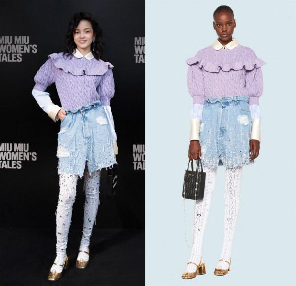 照抄T臺也是技術活！周迅15萬+套裝被嫌廉價，超模雎曉雯也翻車