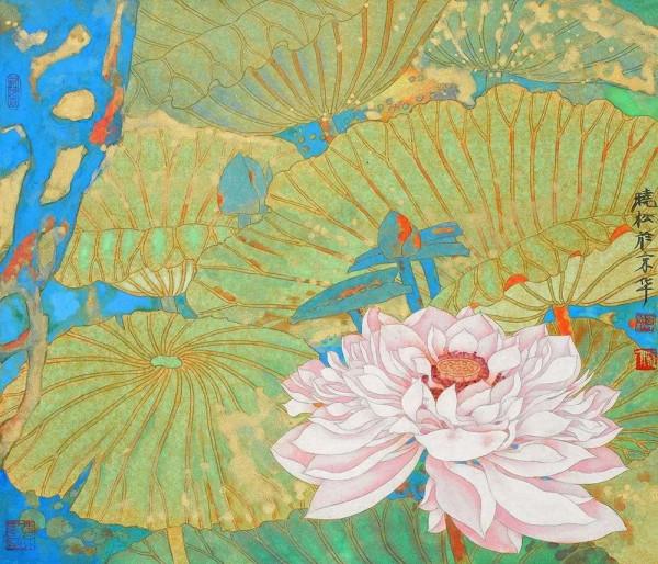 名家莫曉松工筆畫，精美絕倫