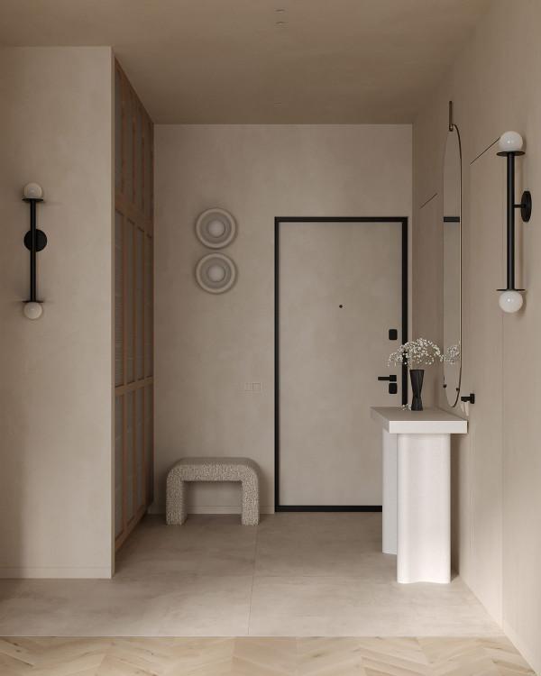 分享一套現代家居設計，奶油色的裝飾和舒適的燈光增添了時尚優雅