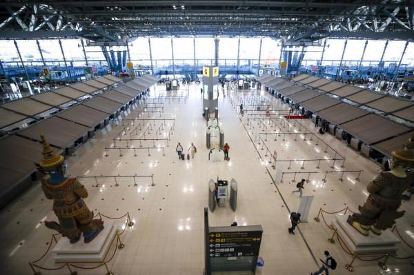 疫情下的泰國曼谷素萬那普機場 疫情下的泰國曼谷素萬那普機場