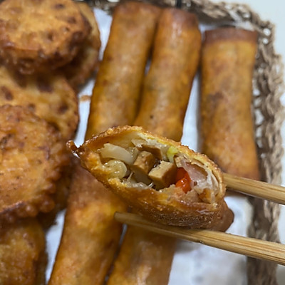 10分鐘快手菜炸春捲，做飯不發愁