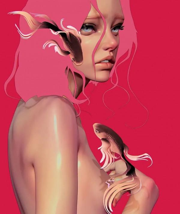 唯美插畫 | 縱享絲滑，一組超美的女子畫