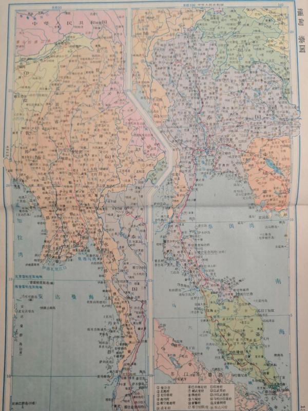 世界地圖變遷史—亞洲泰國